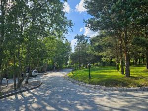 Naturlandskabet i nærheden af villaen