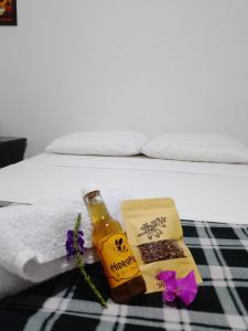 Una cama o camas en una habitación de El FUNDO