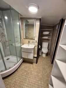 Koupelna v ubytování NEW HOTEL CRUZ DEL SUR