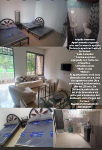 En eller flere senge i et værelse på apartamento Carmen de Apicala