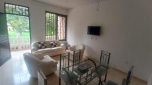 Et tv og/eller underholdning på apartamento Carmen de Apicala