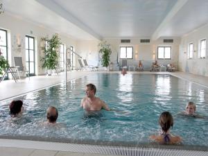 Gæster der bor på ebenerdiges Chalet im Vital Camp Bayerbach