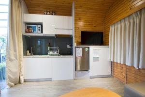 Køkken eller tekøkken på Bungalow 1 phòng ngủ View Hồ Melly - Vũng Tàu