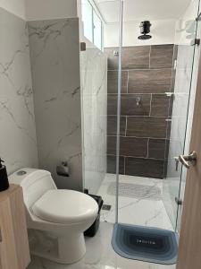 Koupelna v ubytování Tu viaje y tu hogar