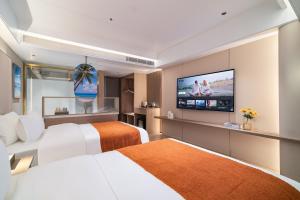 Et tv og/eller underholdning på Ruiyue Resort Hotel (Shenzhou Peninsula Branch)