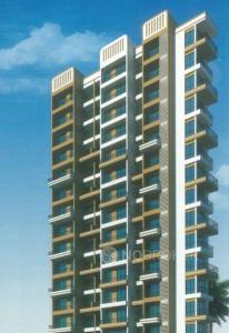 een weergave van een hoog appartementencomplex bij J3 builders in Kasaragod