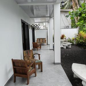 Et opholdsområde på Hospedaje Casa Blanca Tortuguero Carey