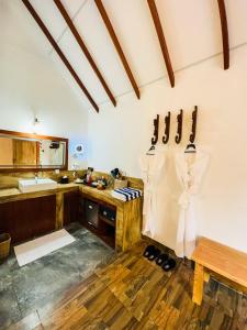 Køkken eller tekøkken på Sigiriya Kashyapa Cottage