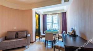 Χώρος καθιστικού στο Super 8 Hotel Guiyang Qianling Park Ruijin North Road