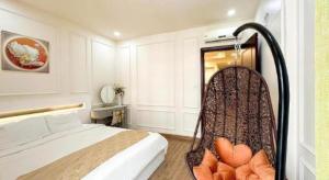 Postel nebo postele na pokoji v ubytování Alice's home Times city + 73 fotografií