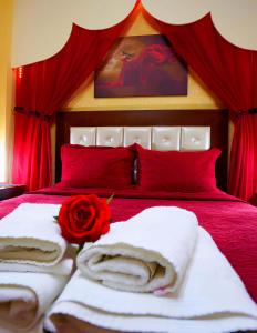 Кровать или кровати в номере Relax pozar