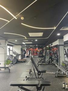 Fitnesscentret og/eller fitnessfaciliteterne på Beer Home Apartment - Huế Free Pool and Gym