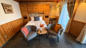 Posezení v ubytování De Blockhut