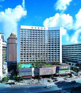 Cảnh Hong Kong hoặc tầm nhìn thành phố từ khách sạn