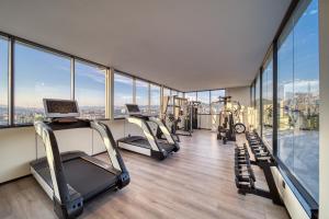 Phòng/tiện nghi tập thể dục tại Prin Hotel