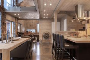 Køkken eller tekøkken på Fjellspa med Fanstastisk utsikt og Høy standard