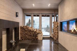 Et tv og/eller underholdning på Fjellspa med Fanstastisk utsikt og Høy standard