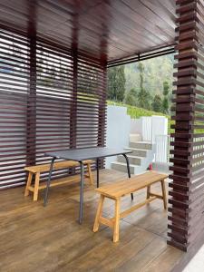 Balkón nebo terasa v ubytování Orlando Hill Villa