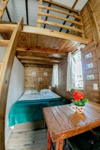 Postel nebo postele na pokoji v ubytování Casa Perto das melhores praias Florianópolis, 8 pessoas, ar condicionado, tv, wifi, cozinha completa, lavanderia,