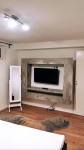 En eller flere senge i et værelse på LevelUp 3von5