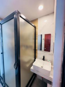 Et badeværelse på The Penthouse