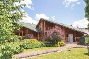 Bygningen som feriehuset ligger i