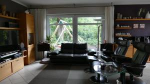 Posezení v ubytování Ferienhaus Dorn