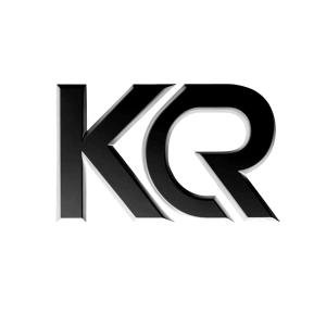 Un logotipo en blanco y negro de la cripta. en Hotel KCR, en Srikalahasti