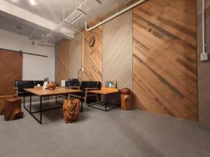 Istumisnurk majutusasutuses 成功99民宿-成功66民宿2館