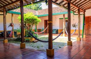 En have udenfor La Hacienda San Antonio