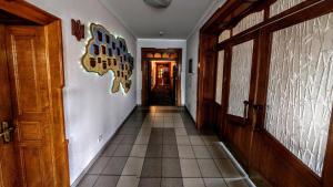 a hallway of a home with at Hotel Complex Knyaz Oleg in Dolyna