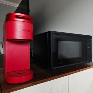 Kuchyň nebo kuchyňský kout v ubytování Baylight-天使谷