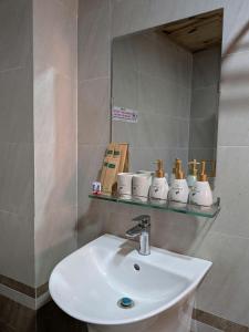 Et badeværelse på Homely House Bảo Lộc