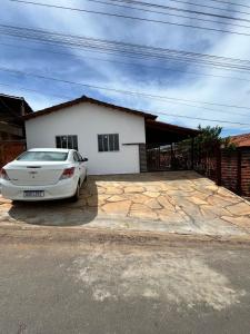 Bygningen som feriehuset ligger i