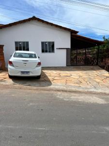 Bygningen som feriehuset ligger i