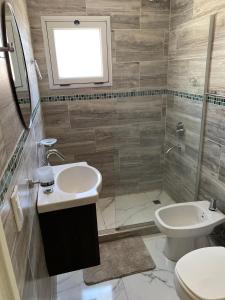 Et badeværelse på Casa Nicole