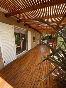 En balkon eller terrasse på Casa Nicole