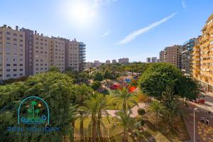 Udsigt til El Campello eller udsigt til byen taget fra lejligheden