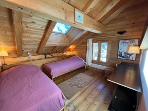 Postel nebo postele na pokoji v ubytování Appartement Arolles