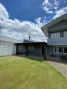 Bygningen som feriehuset ligger i