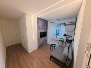 Kuchyň nebo kuchyňský kout v ubytování Dalmazia Boutique Apartment