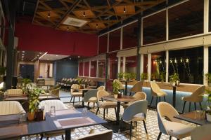 Χώρος καθιστικού στο hotel Green view