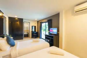 Кровать или кровати в номере AP Apartment