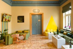 Χώρος καθιστικού στο WOW Hostel