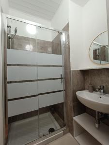 Koupelna v ubytování Civico46