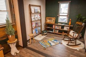 Biblioteket i feriehuset