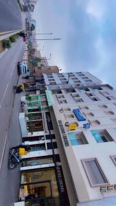 an overhead view of a building on a street at Le bon coin in Casablanca