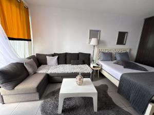 Postel nebo postele na pokoji v ubytování Residence Anse des sables