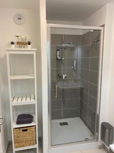 Koupelna v ubytování Sous un ciel de somme