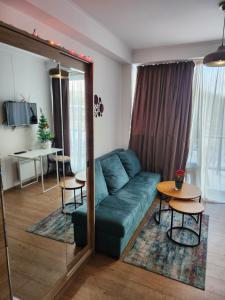 Posezení v ubytování Bakuriani Art Hotel apartament